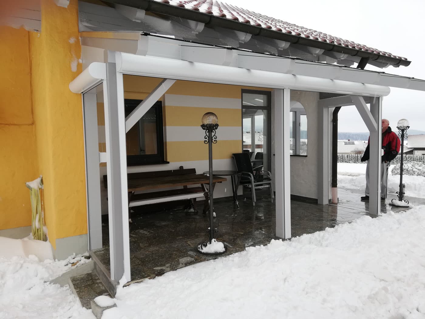 Vorbaurollladen montiert in Wegscheid